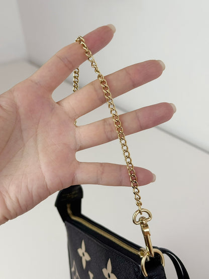 Louis Vuitton Vintage Biocolour Mini Pochette Accessoires Shoulder Crossbody Bag (RFID)