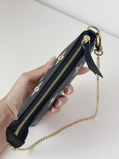 Louis Vuitton Vintage Biocolour Mini Pochette Accessoires Shoulder Crossbody Bag (RFID)