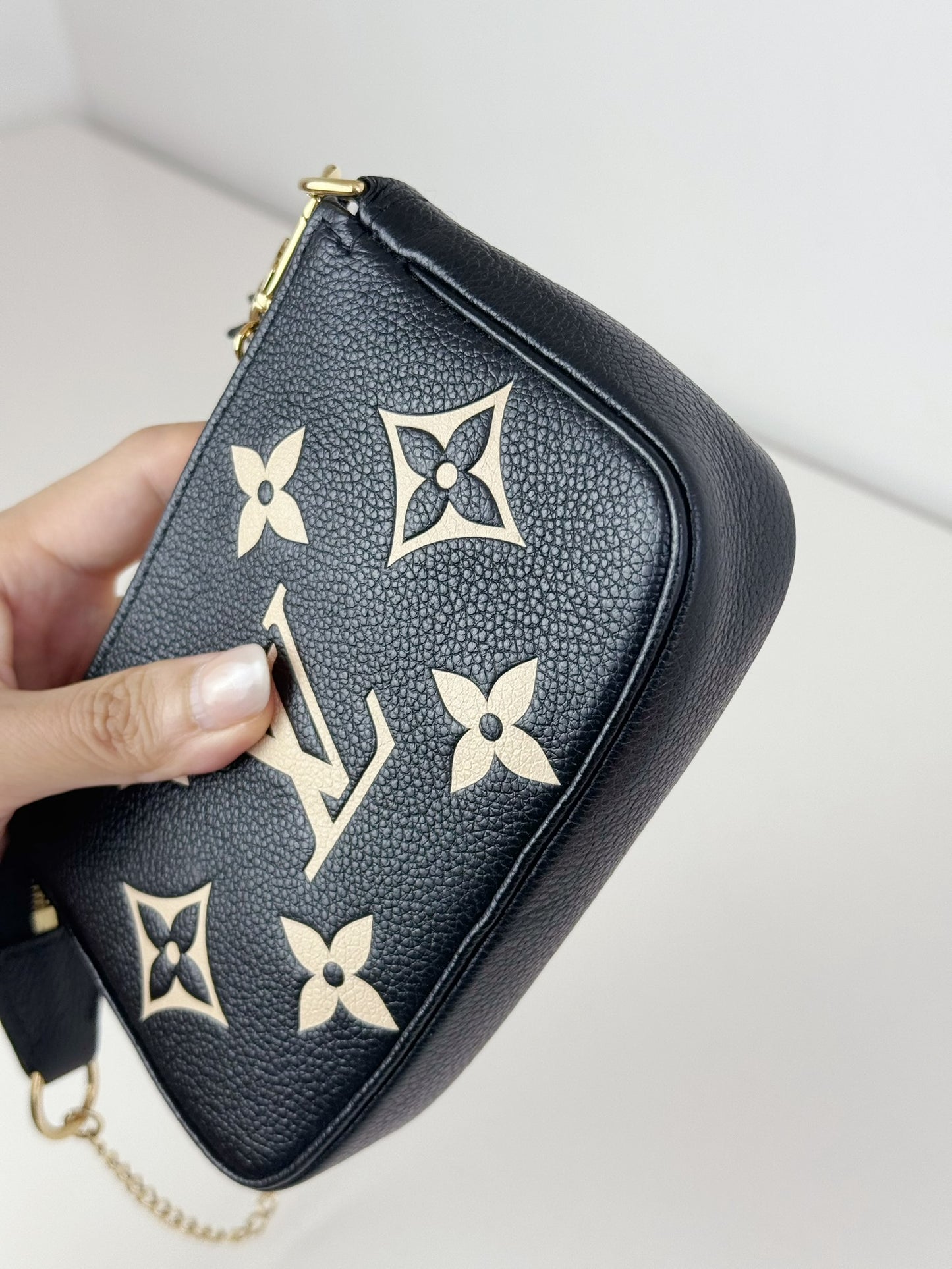 Louis Vuitton Vintage Biocolour Mini Pochette Accessoires Shoulder Crossbody Bag (RFID)