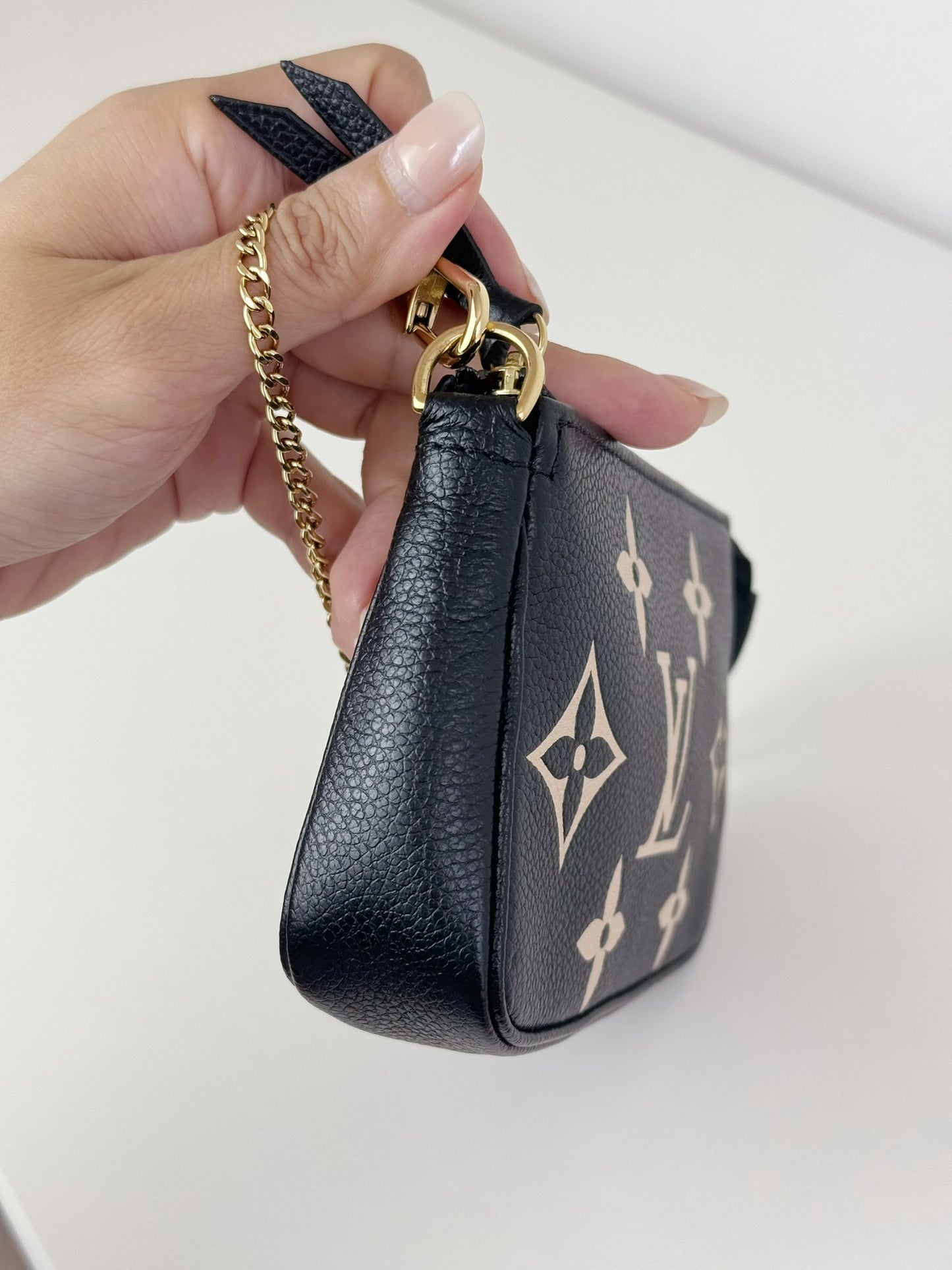 Louis Vuitton Vintage Biocolour Mini Pochette Accessoires Shoulder Crossbody Bag (RFID)