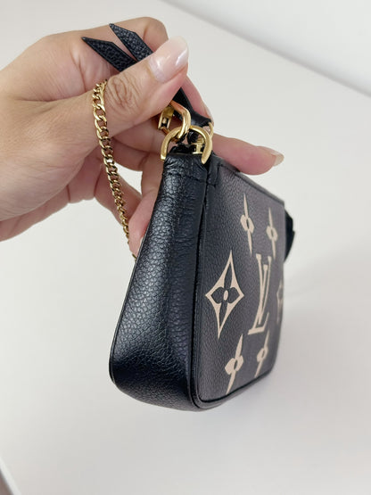 Louis Vuitton Vintage Biocolour Mini Pochette Accessoires Shoulder Crossbody Bag (RFID)