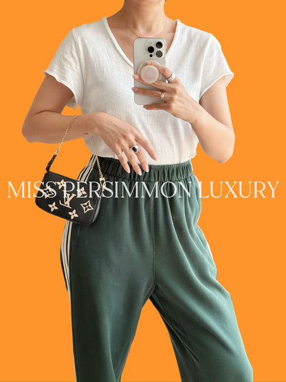 Louis Vuitton Vintage Biocolour Mini Pochette Accessoires Shoulder Crossbody Bag (RFID)