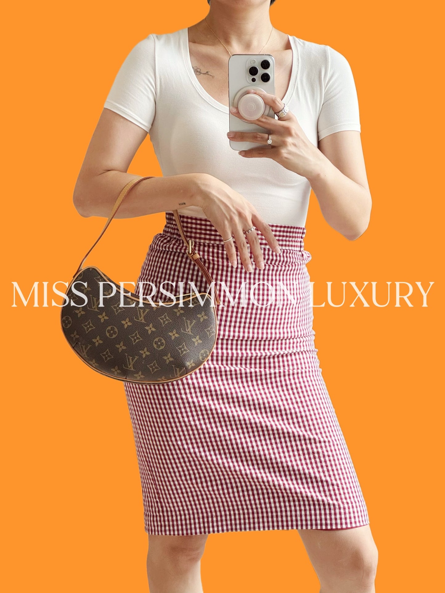 Louis Vuitton Vintage Croissant PM Shoulder Bag