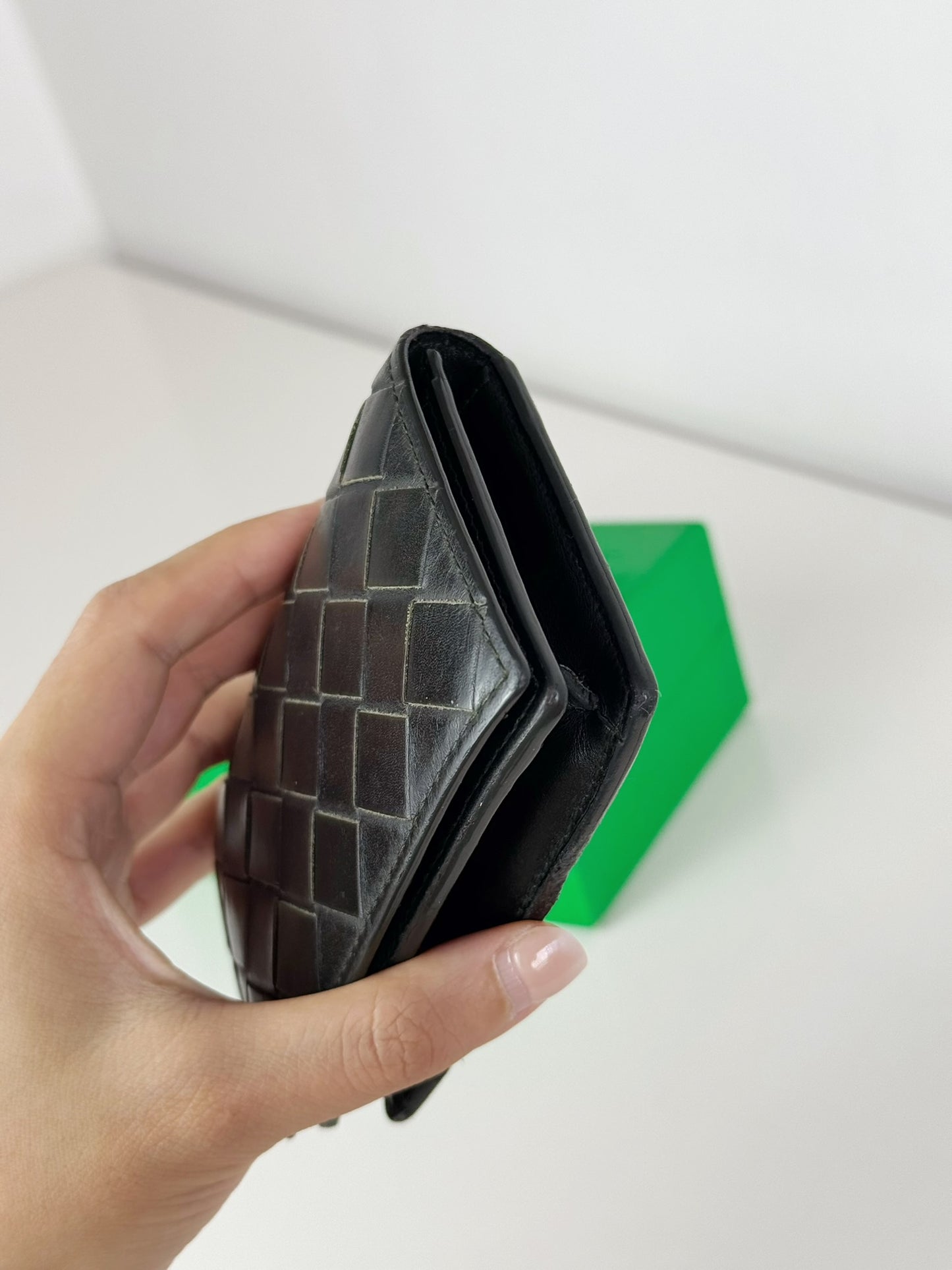 Bottega Veneta Business Intrecciato Card Holder Wallet