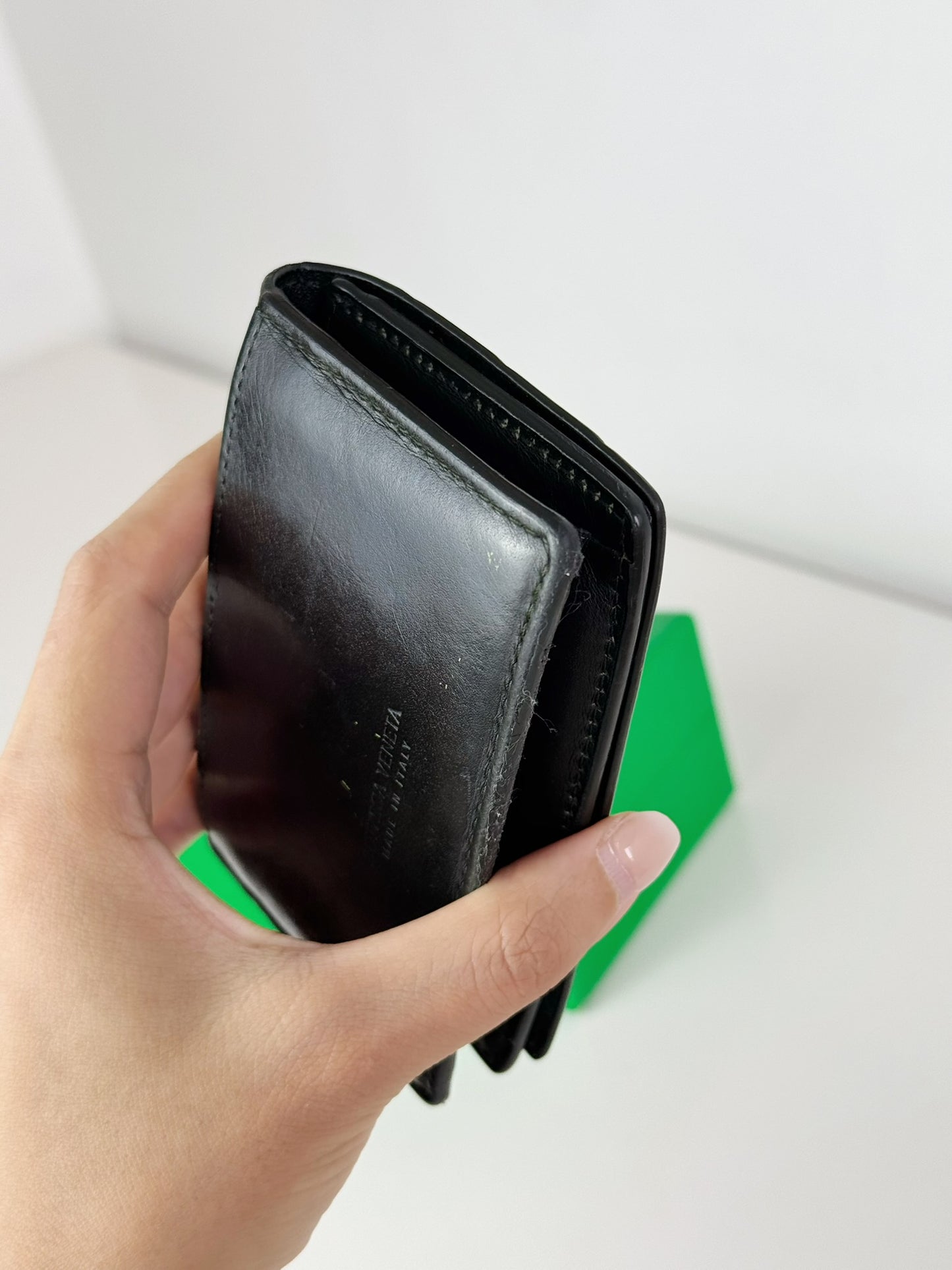 Bottega Veneta Business Intrecciato Card Holder Wallet