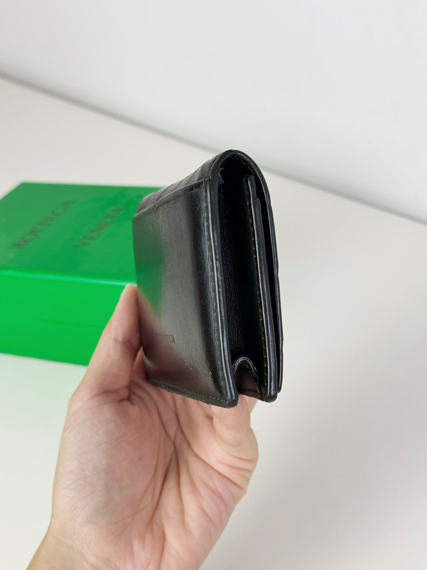 Bottega Veneta Business Intrecciato Card Holder Wallet