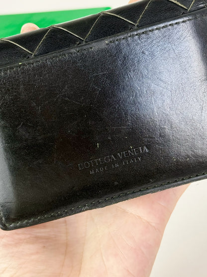 Bottega Veneta Business Intrecciato Card Holder Wallet
