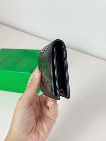 Bottega Veneta Business Intrecciato Card Holder Wallet