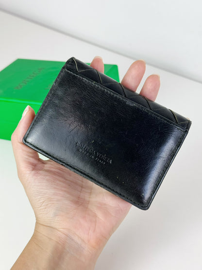 Bottega Veneta Business Intrecciato Card Holder Wallet