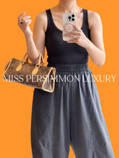 Louis Vuitton Vintage Popincourt Handbag Crossbody Bag