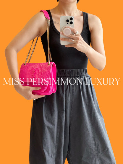 Yves Saint Laurent YSL Pink Nikki Baby Shoulder Crossbody Bag