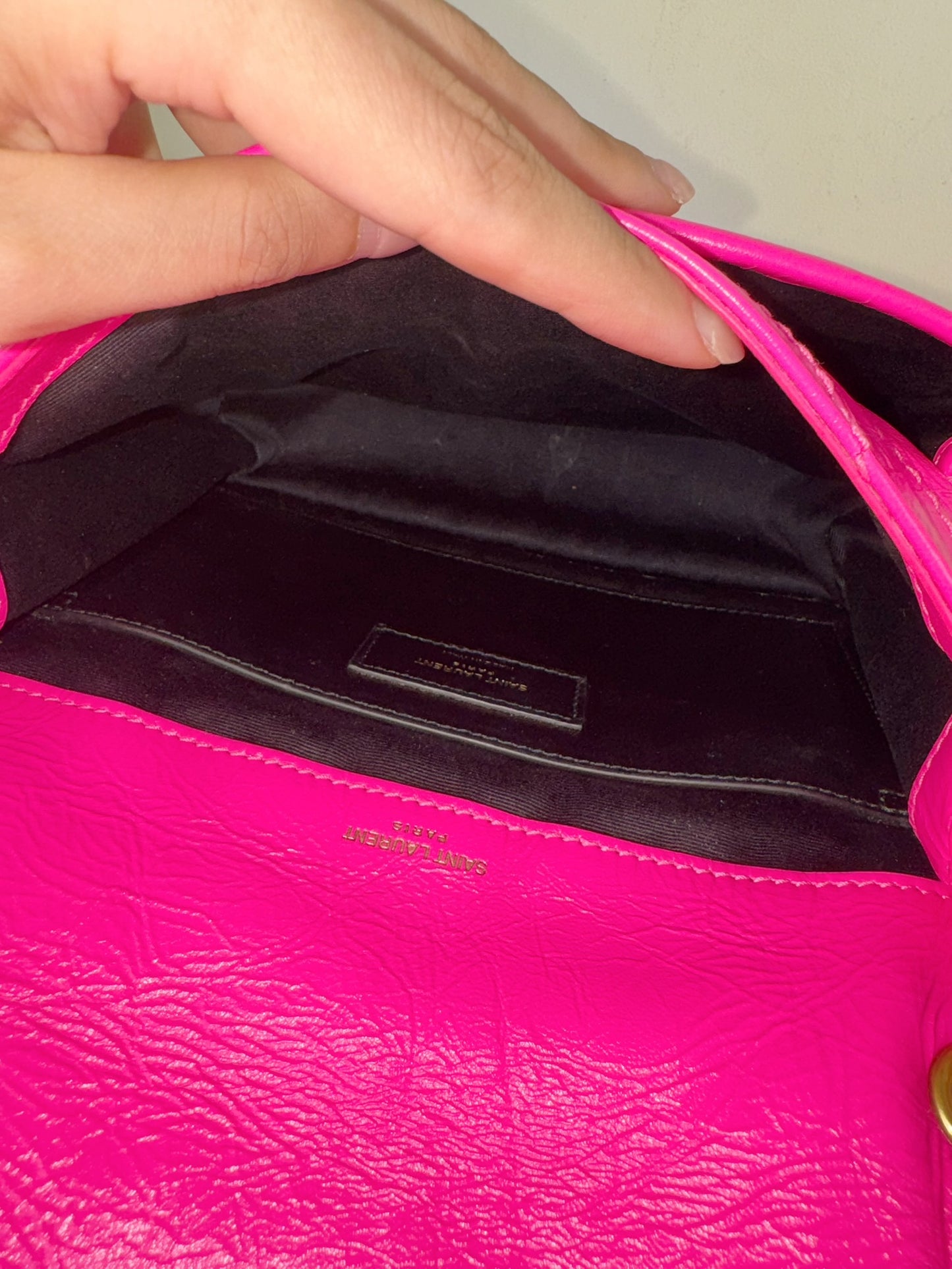 Yves Saint Laurent YSL Pink Nikki Baby Shoulder Crossbody Bag