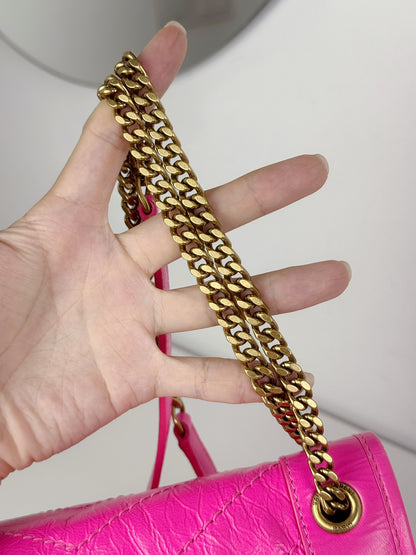 Yves Saint Laurent YSL Pink Nikki Baby Shoulder Crossbody Bag