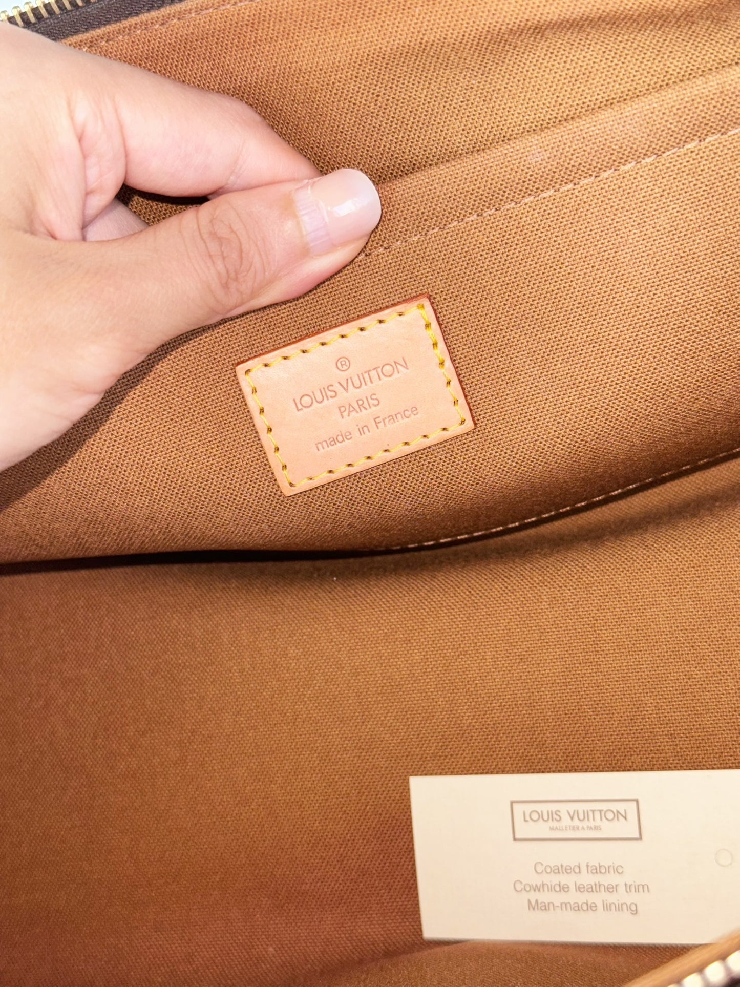 Louis Vuitton Vintage Popincourt Handbag Crossbody Bag