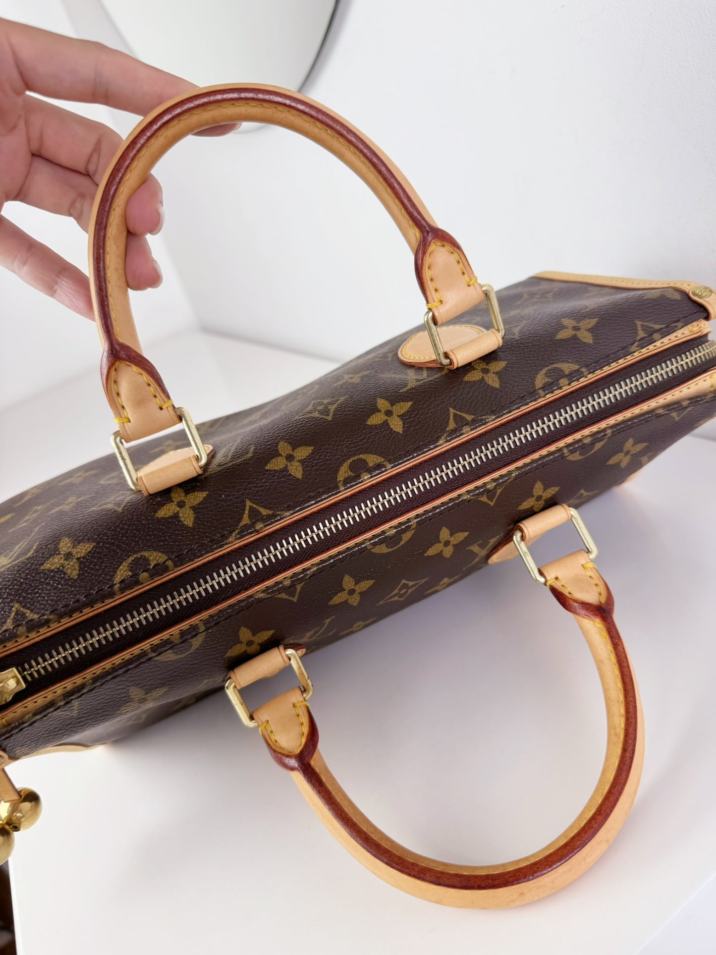 Louis Vuitton Vintage Popincourt Handbag Crossbody Bag