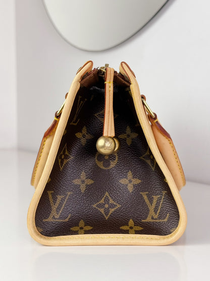 Louis Vuitton Vintage Popincourt Handbag Crossbody Bag