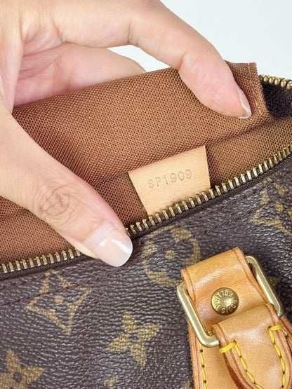 Louis Vuitton Vintage Speedy 25 Handbag Crossbody Bag