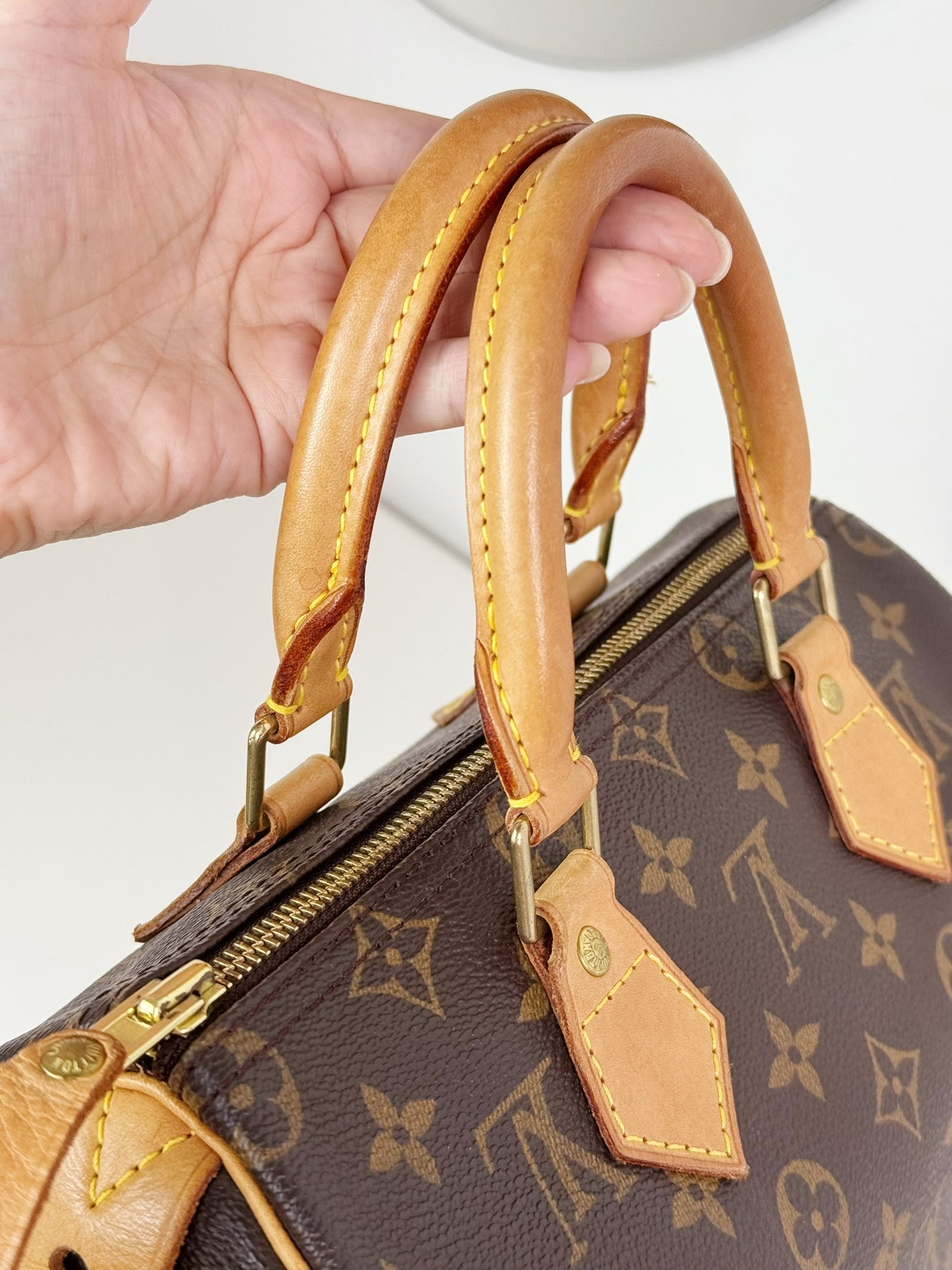 Louis Vuitton Vintage Speedy 25 Handbag Crossbody Bag
