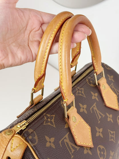 Louis Vuitton Vintage Speedy 25 Handbag Crossbody Bag