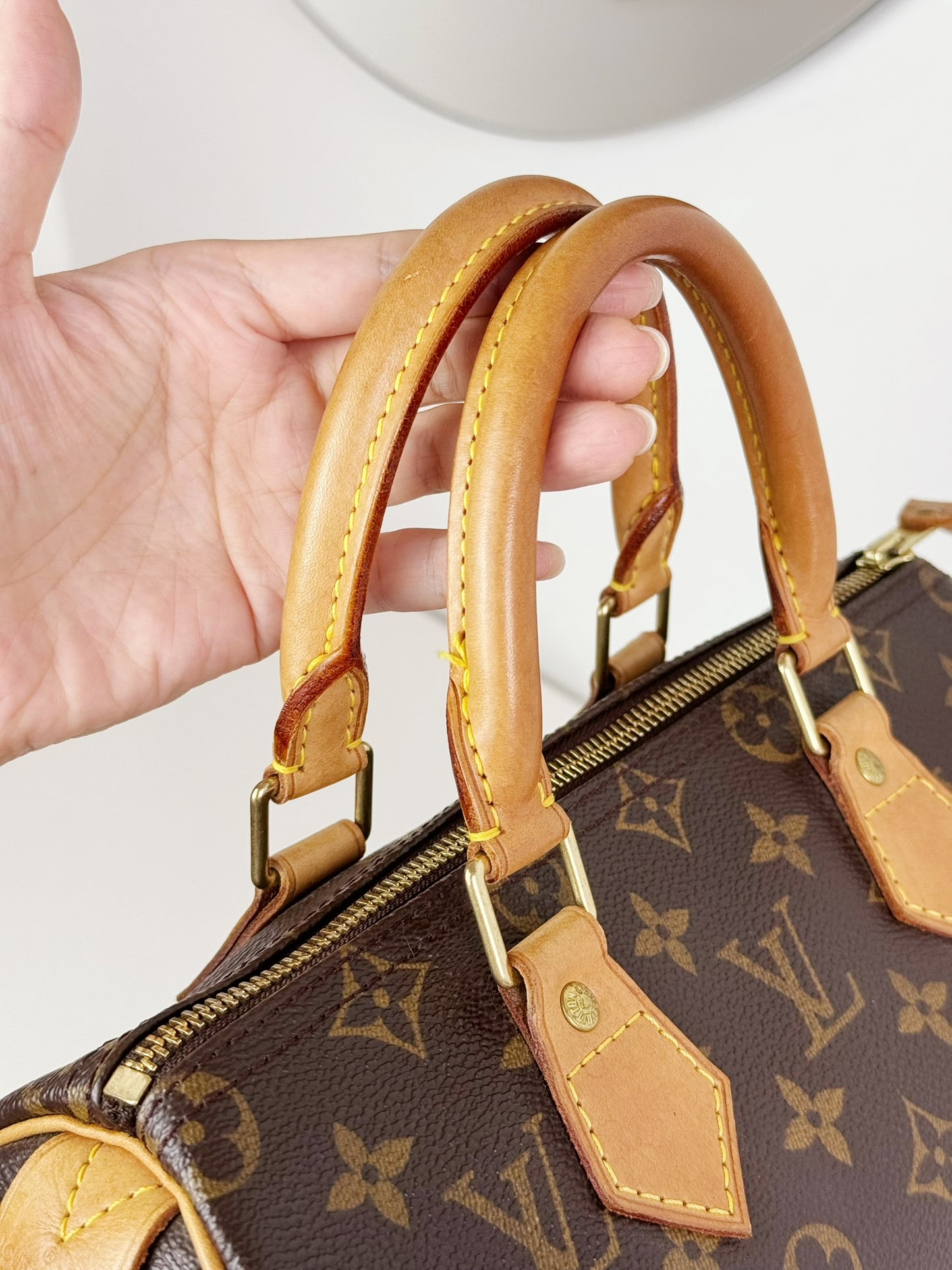 Louis Vuitton Vintage Speedy 25 Handbag Crossbody Bag