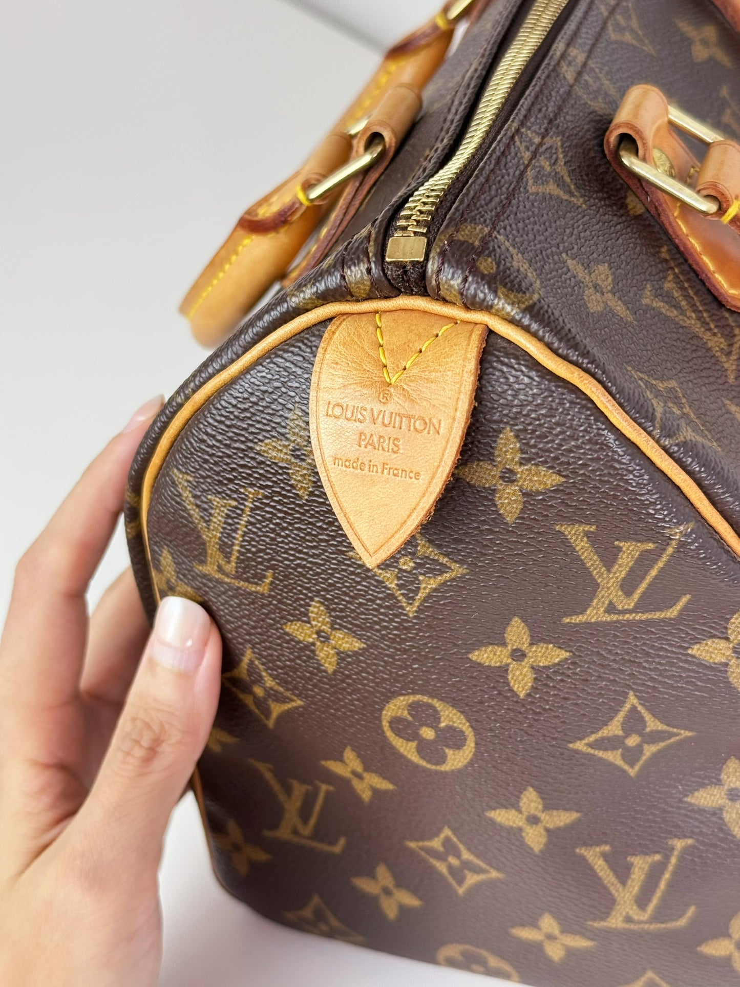 Louis Vuitton Vintage Speedy 25 Handbag Crossbody Bag