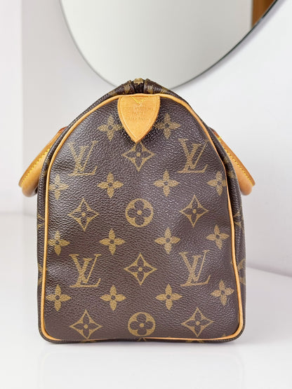 Louis Vuitton Vintage Speedy 25 Handbag Crossbody Bag