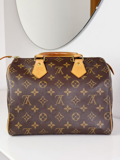 Louis Vuitton Vintage Speedy 25 Handbag Crossbody Bag