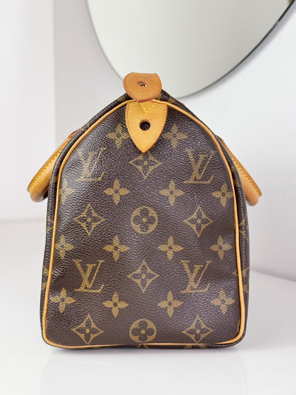 Louis Vuitton Vintage Speedy 25 Handbag Crossbody Bag