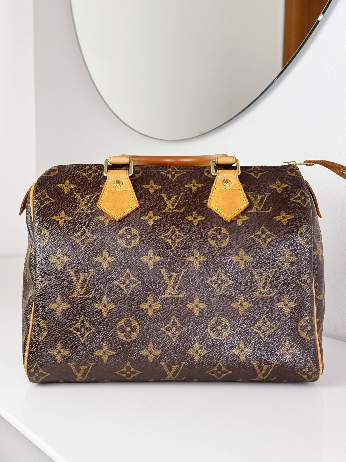 Louis Vuitton Vintage Speedy 25 Handbag Crossbody Bag