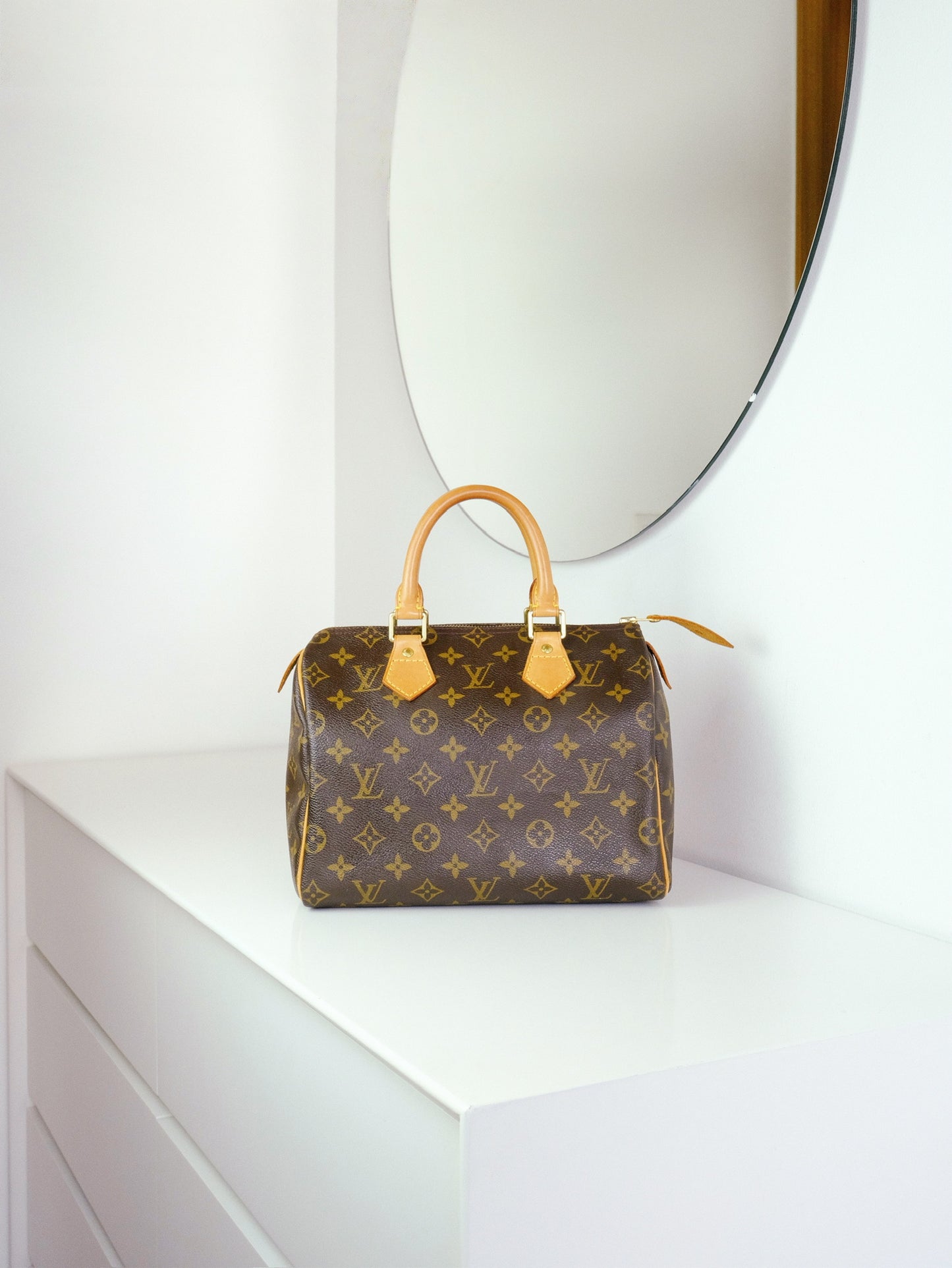 Louis Vuitton Vintage Speedy 25 Handbag Crossbody Bag
