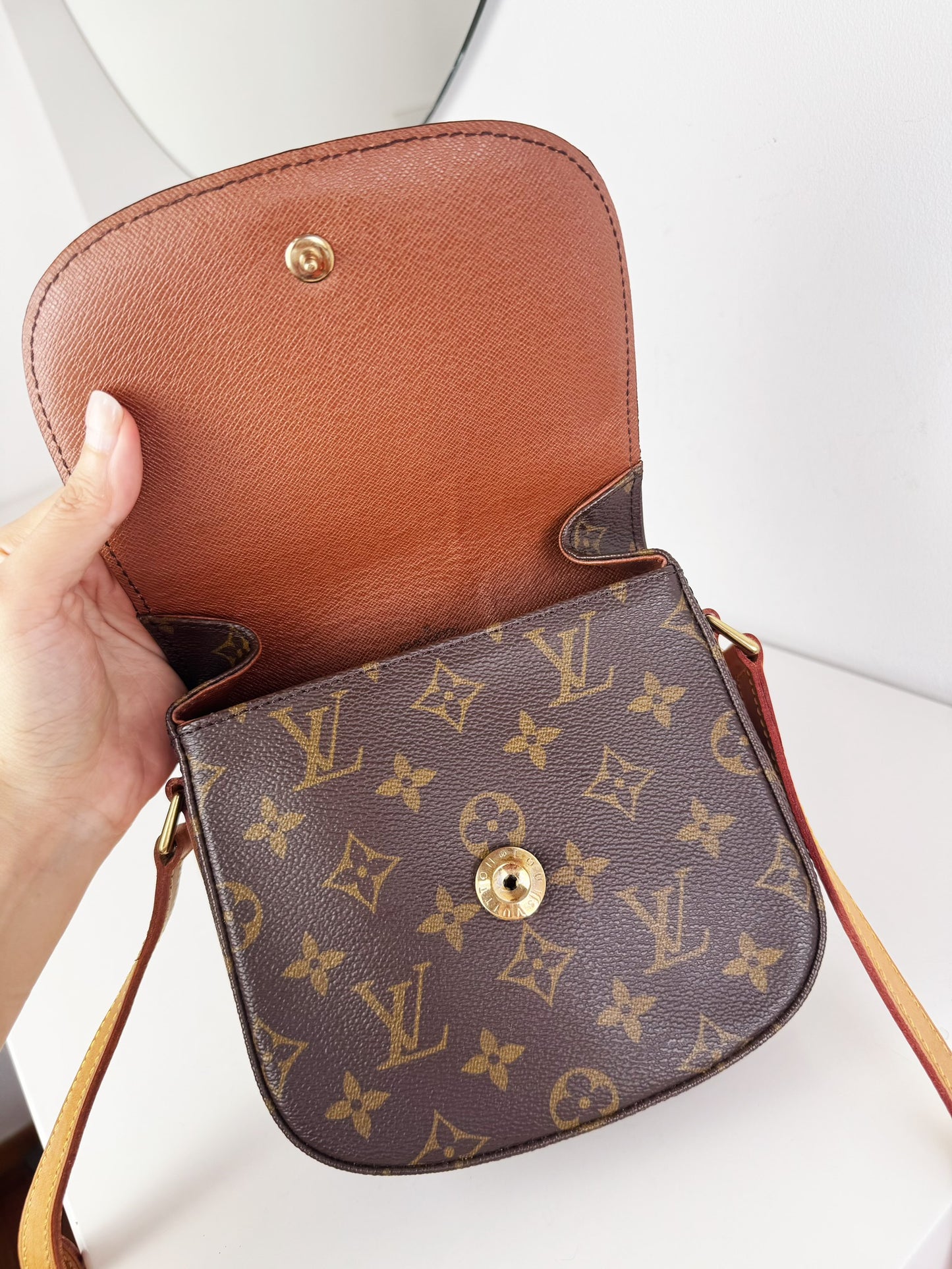 Louis Vuitton Vintage Saint Cloud PM Crossbody Bag