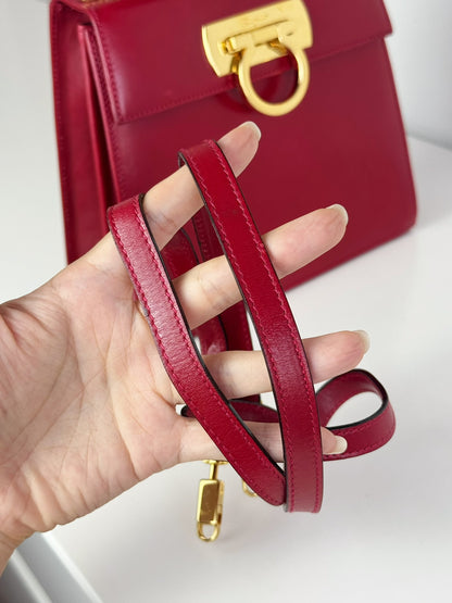 Salvatore Ferragamo Vintage Gancini Handbag Crossbody Bag