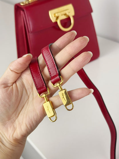 Salvatore Ferragamo Vintage Gancini Handbag Crossbody Bag