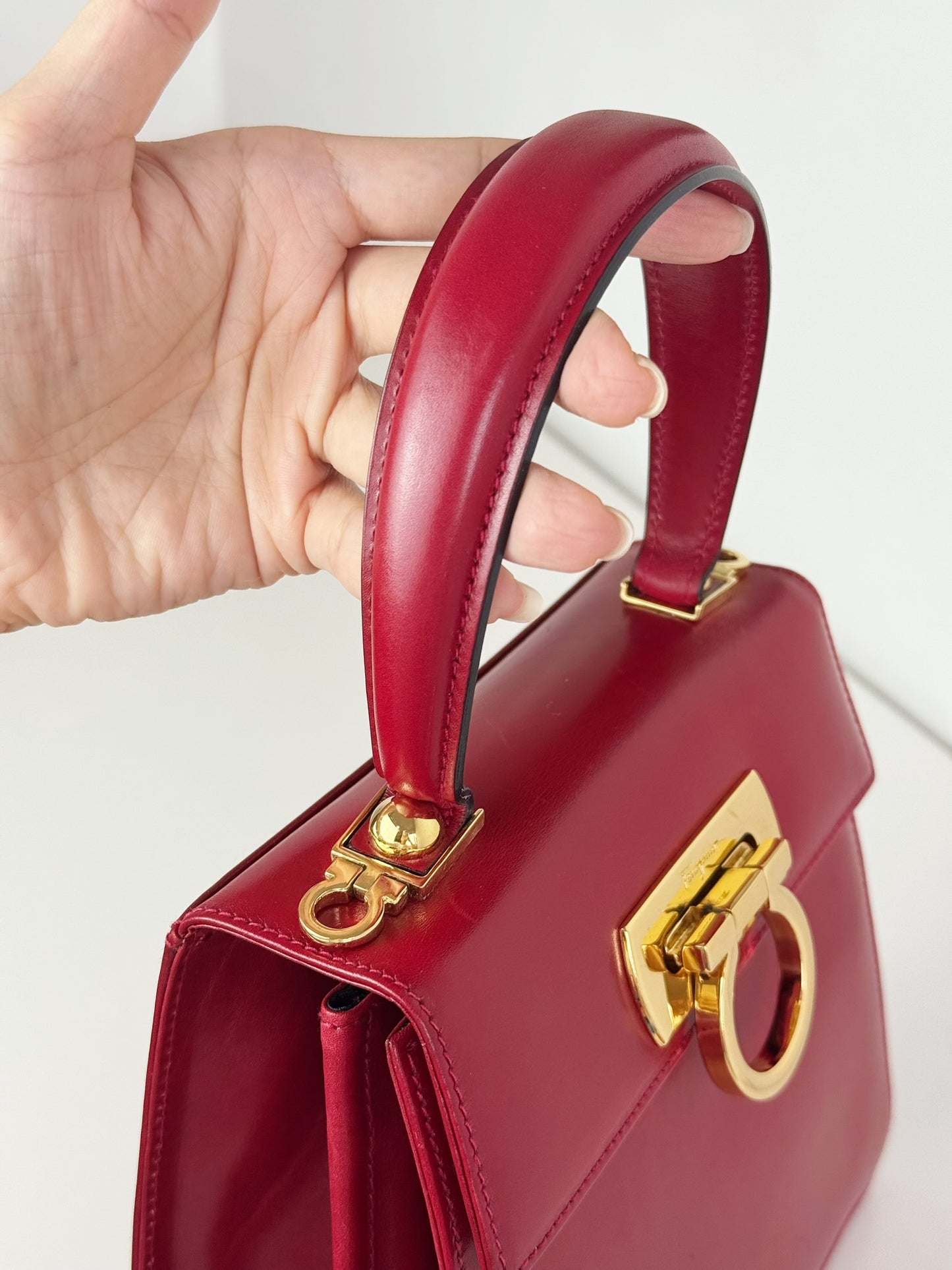 Salvatore Ferragamo Vintage Gancini Handbag Crossbody Bag