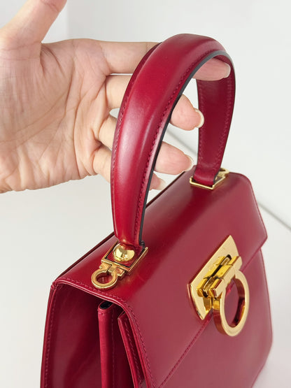 Salvatore Ferragamo Vintage Gancini Handbag Crossbody Bag