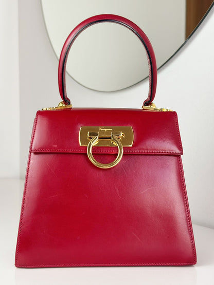 Salvatore Ferragamo Vintage Gancini Handbag Crossbody Bag