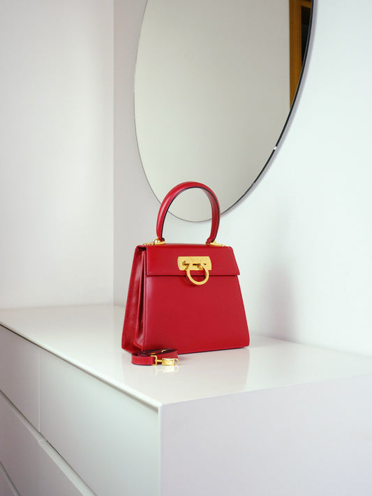 Salvatore Ferragamo Vintage Gancini Handbag Crossbody Bag