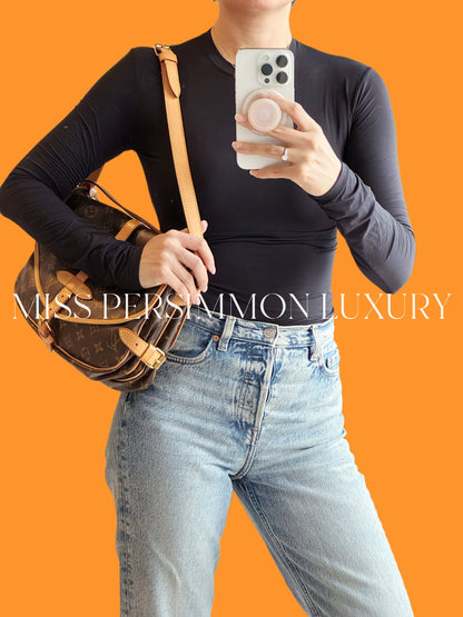 Louis Vuitton Vintage Saumur 30 Shoulder Crossbody Bag