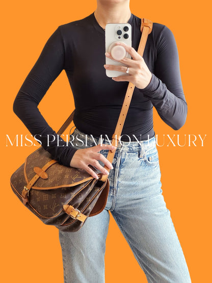 Louis Vuitton Vintage Saumur 30 Shoulder Crossbody Bag