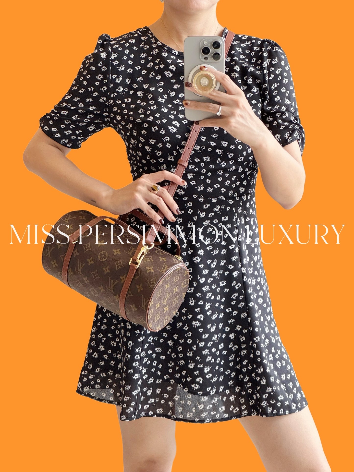 Louis Vuitton Vintage Papillon 26 Handbag Crossbody Bag