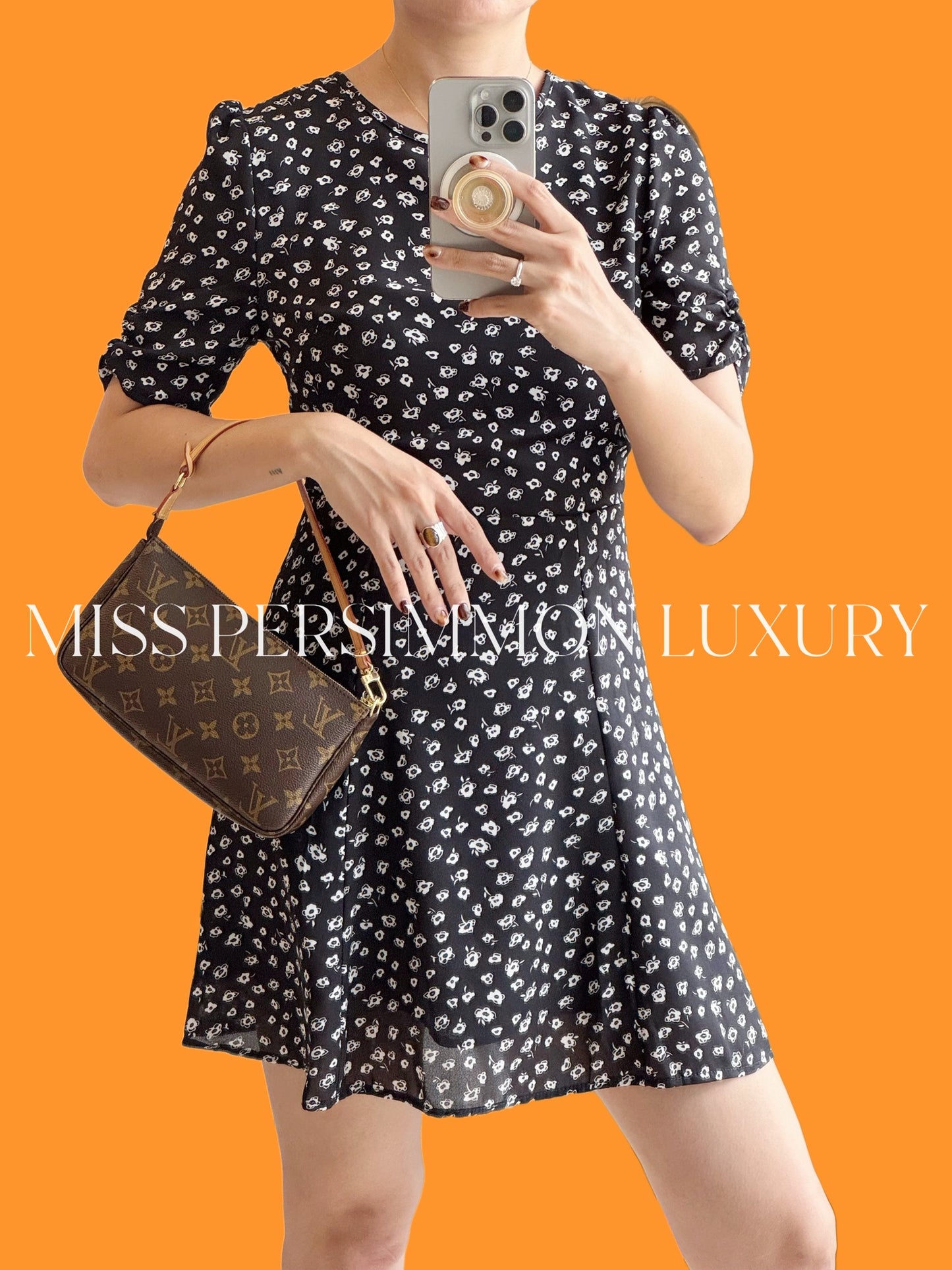 Louis Vuitton Vintage Pochette Accessoires Shoulder Crossbody Bag