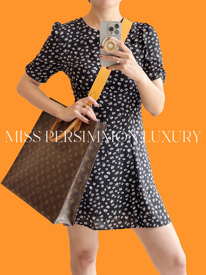 Louis Vuitton Vintage Sac Plat Handbag Tote Crossbody Bag