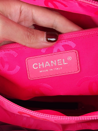 Chanel Vintage Cambon Tote Shoulder Bag