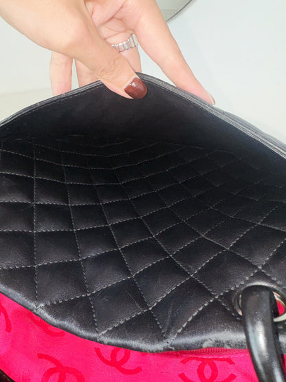 Chanel Vintage Cambon Tote Shoulder Bag