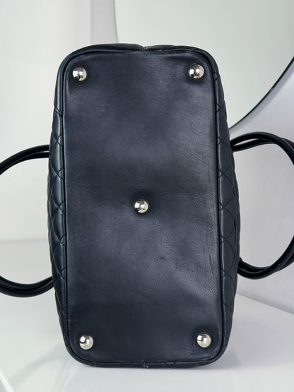 Chanel Vintage Cambon Tote Shoulder Bag