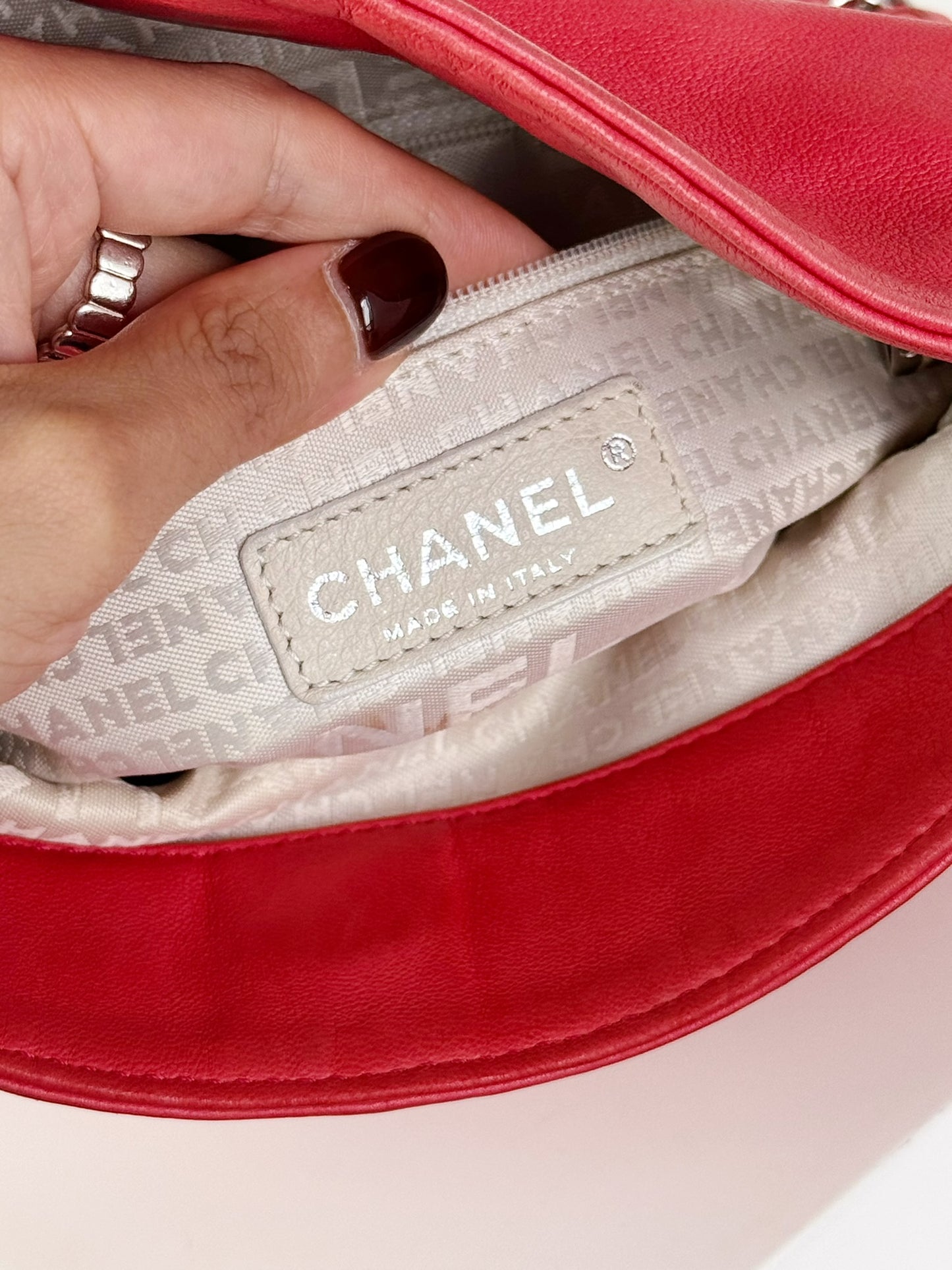 Chanel Vintage Mini Lambskin Ultimate Soft Hobo Shoulder Bag
