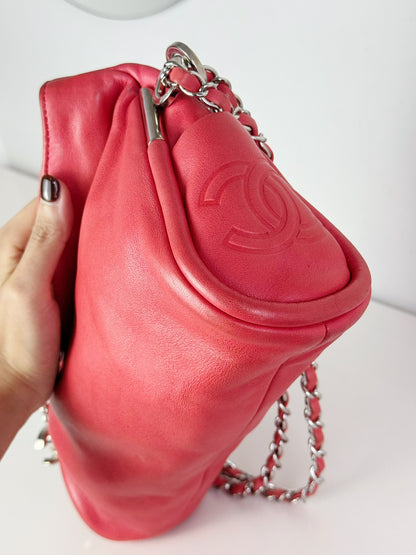 Chanel Vintage Mini Lambskin Ultimate Soft Hobo Shoulder Bag