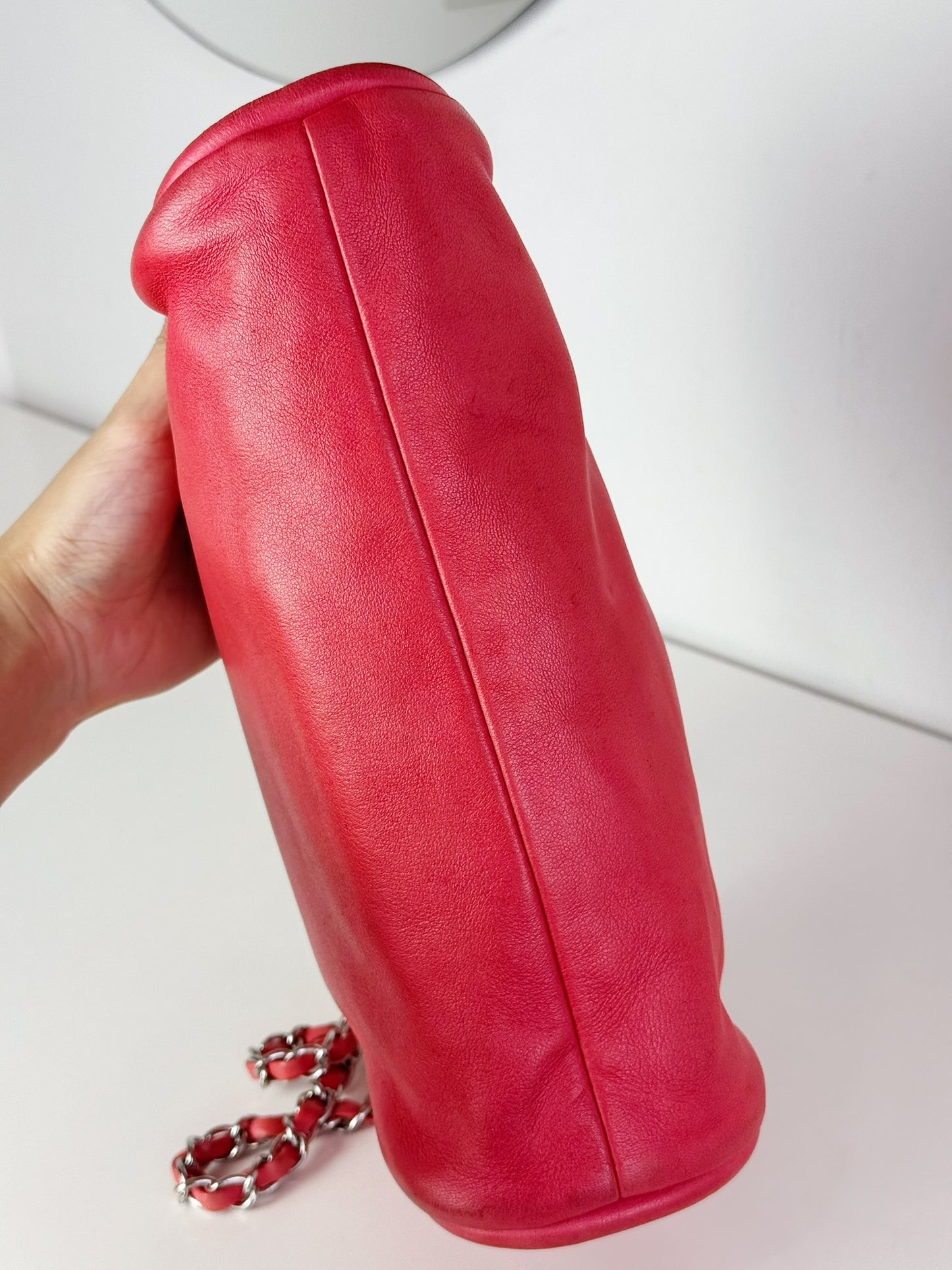 Chanel Vintage Mini Lambskin Ultimate Soft Hobo Shoulder Bag