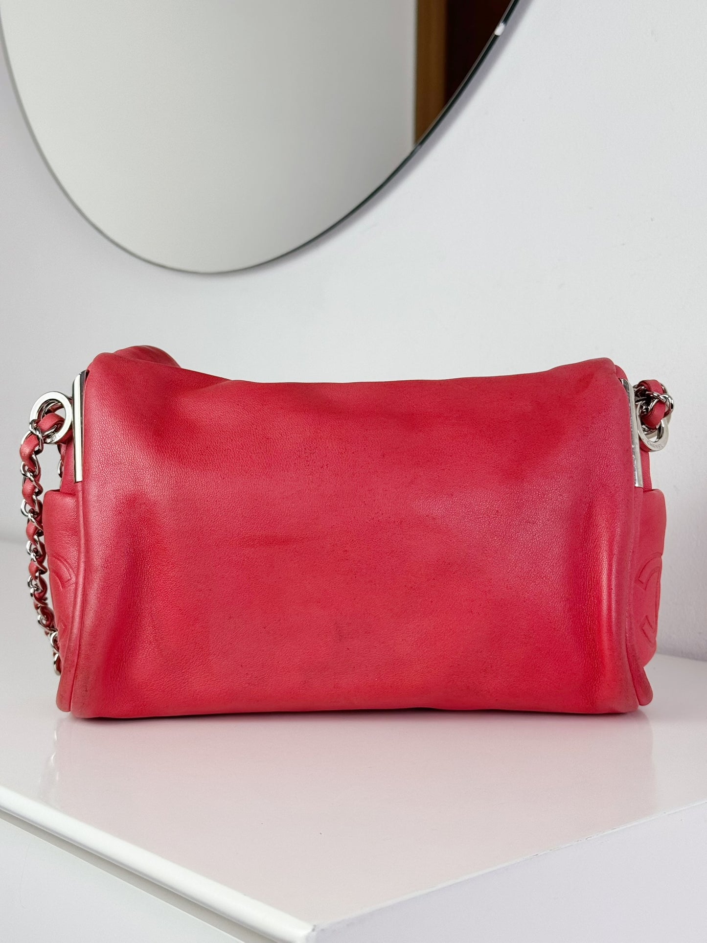 Chanel Vintage Mini Lambskin Ultimate Soft Hobo Shoulder Bag