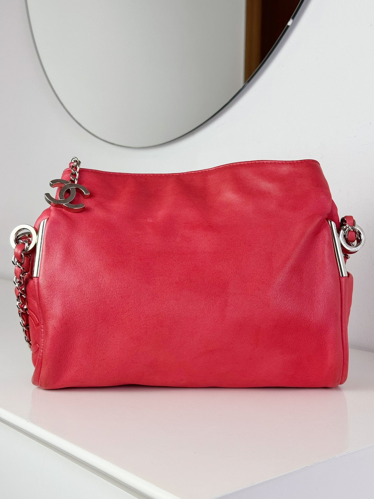 Chanel Vintage Mini Lambskin Ultimate Soft Hobo Shoulder Bag
